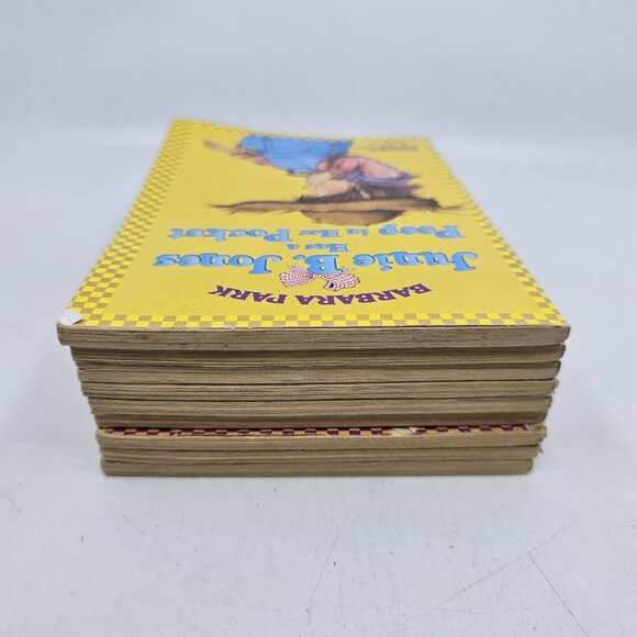 Junie B. Jones Has A Peep in Her Pocket Books Mixed Lot of 9 Barbara Park - Picture 10 of 16